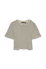 Mamalicious Kurzarm-Top Maternity Grau