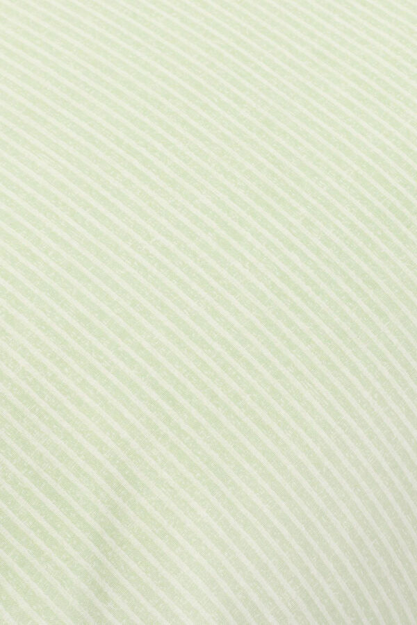 Womensecret Striped pillowcase 50 x 85 cm. Zelena