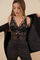 Womensecret Black lace and tulle padded underwired body black