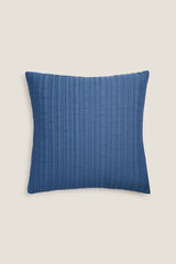 Womensecret Quilted stitched cushion cover blue
