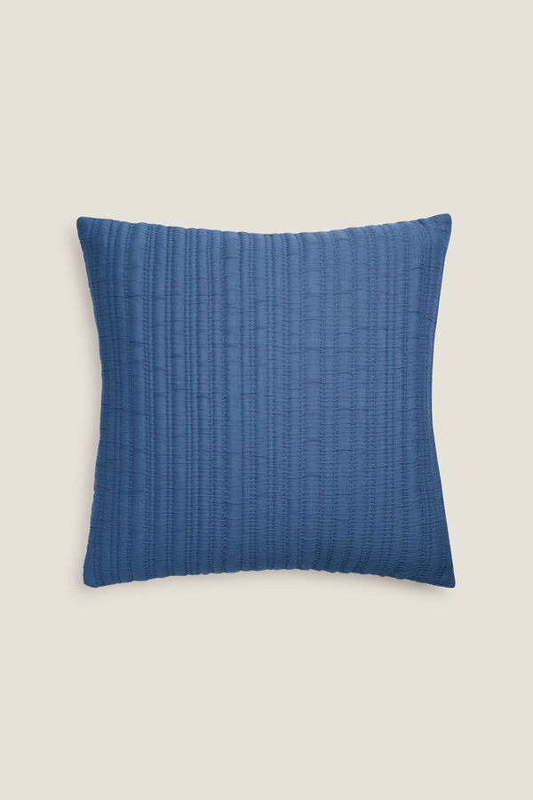 Womensecret Quilted stitched cushion cover bleu