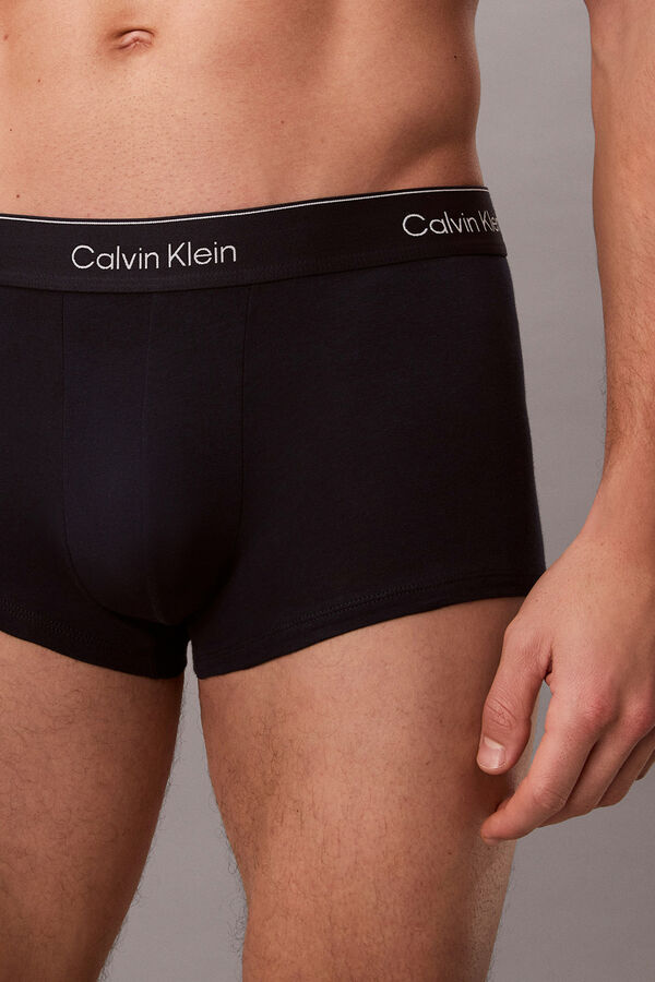 Calvin Klein 3-pack low rise boxers Icon Cotton Stretch blue