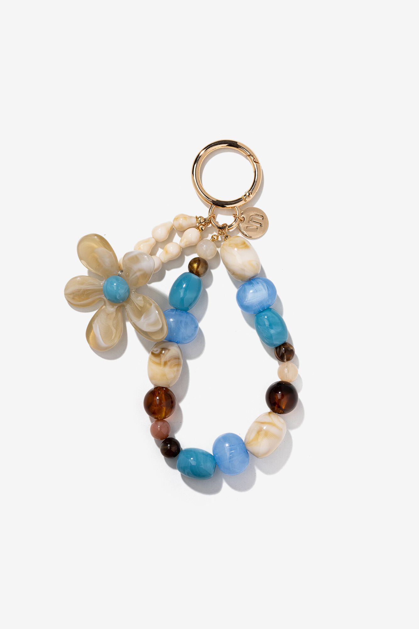 Vilanova Llavero con cuentas florales