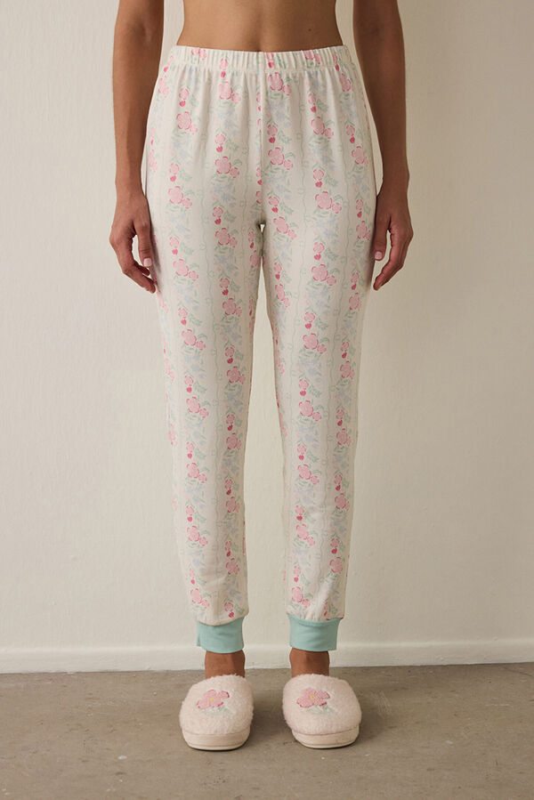 Penti Cal&ccedil;as com lindas flores estampado