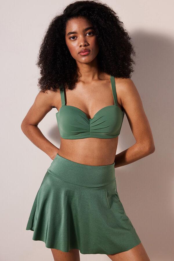 Womensecret Short Skirt Green Bikini Bottom vert