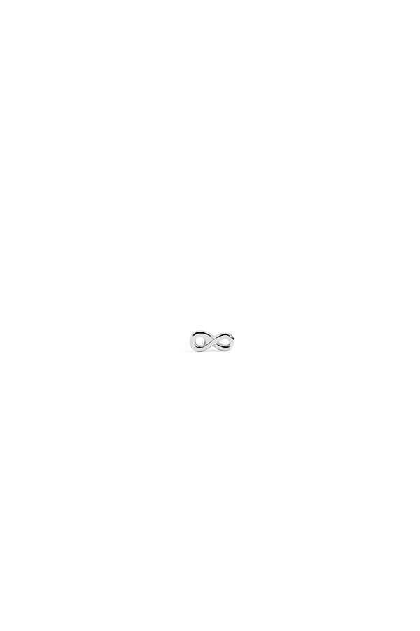 Womensecret Silver Mini Infinity Single Earring gris