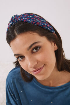 Womensecret Floral print wide knot-front headband printed