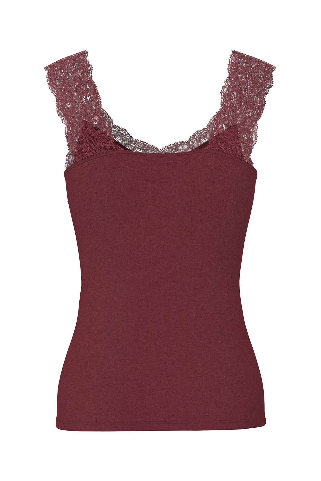 Pieces Top mit aus Spitze