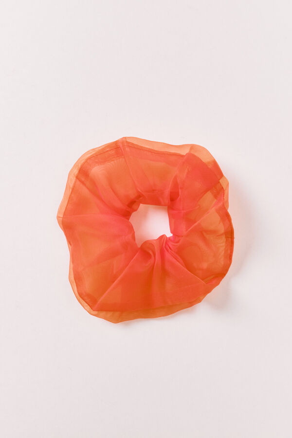 Women'secret Chouchou en organza transparent rose rouge