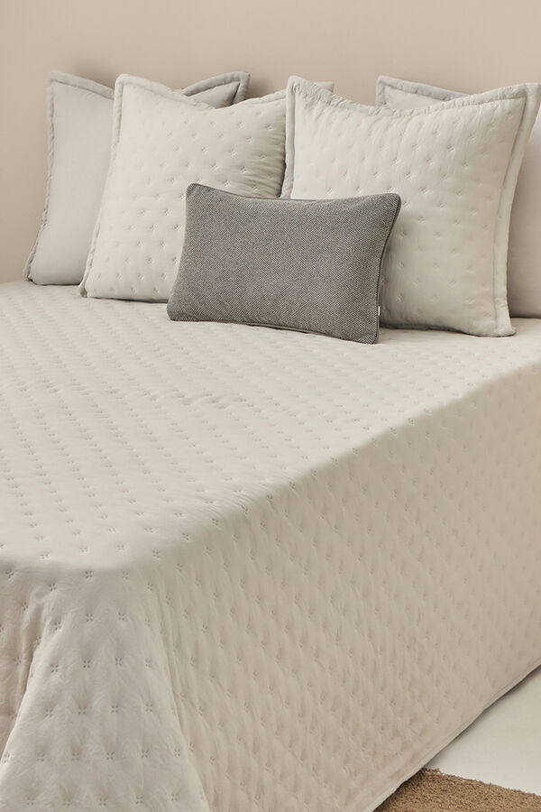 Textura Einfache Steppdecke Grau