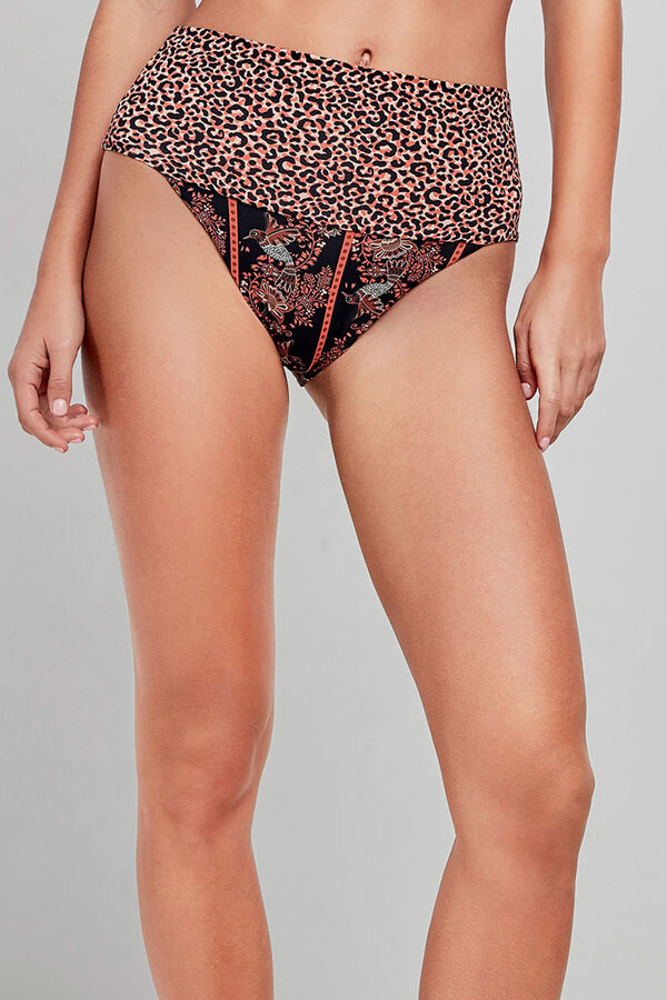 Gisela Printed multiway bikini briefs imprim&eacute;