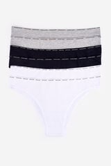 Womensecret 6 cotton brazilian panties pack printed