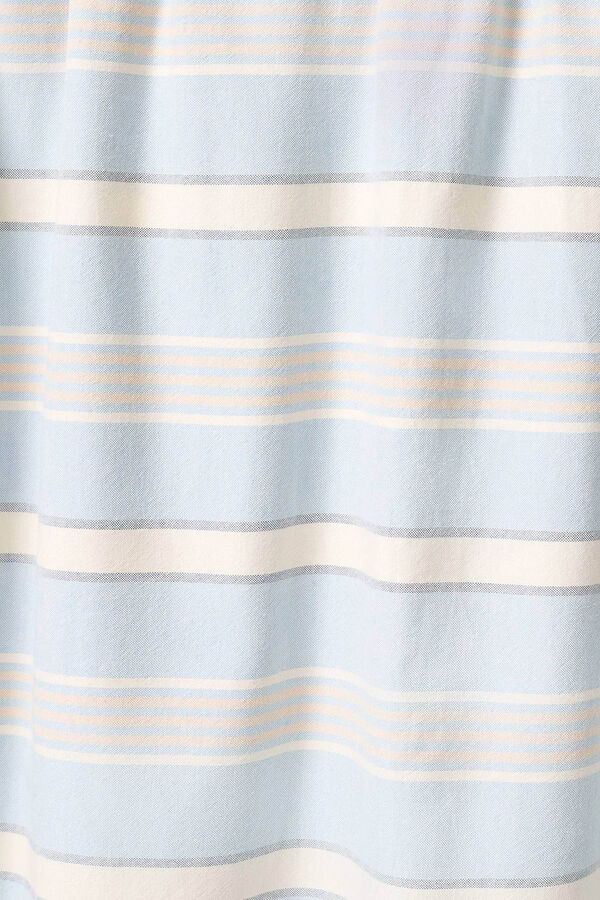 Womensecret Striped cotton sarong/towel Blau