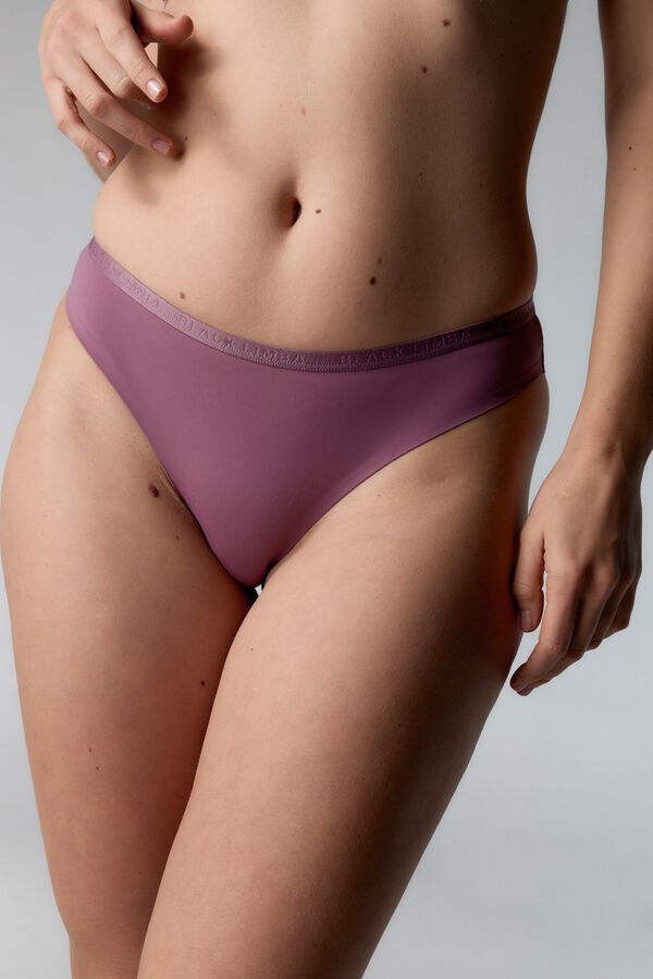 Black Limba Geri Brazilian panty pink