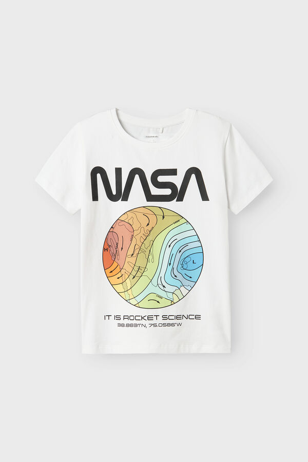 Name it NASA kids t-shirt white