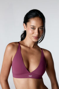 Black Limba Soutien Triangular Eryx Amaranth