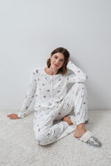 Women'secret Pyjama long Alice au Pays des Merveilles beige