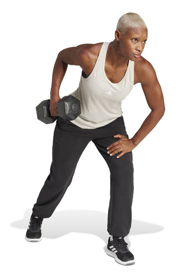 Adidas Camiseta tirantes espalda nadadora gris