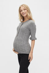 Womensecret Camiseta de punto maternity gris