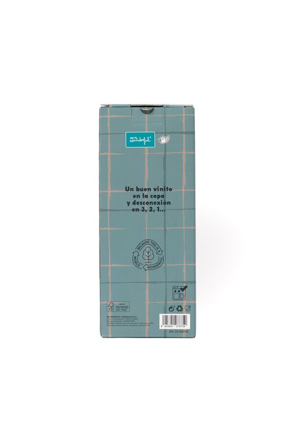 Mr. Wonderful Verre &agrave; vin - Vin &agrave; la main, d&eacute;tente activ&eacute;e imprim&eacute;