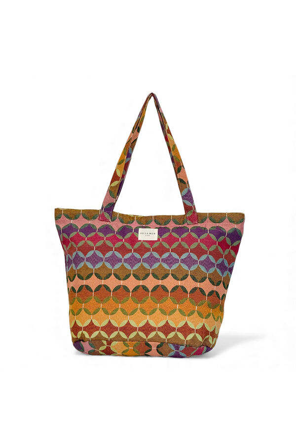 De La Mur Bolsa Grande Cremallera Sal estampado