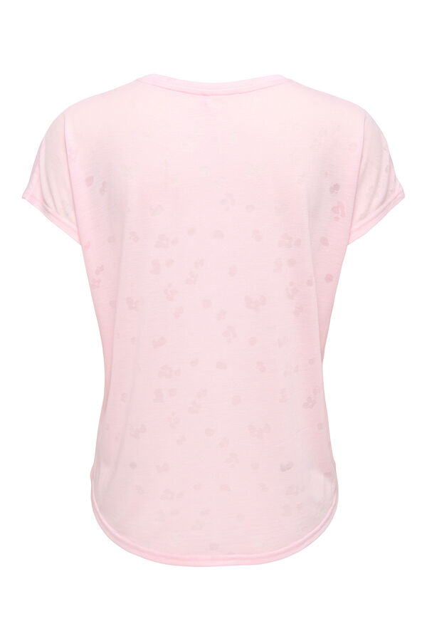 Only Play Camiseta manga corta soft coral