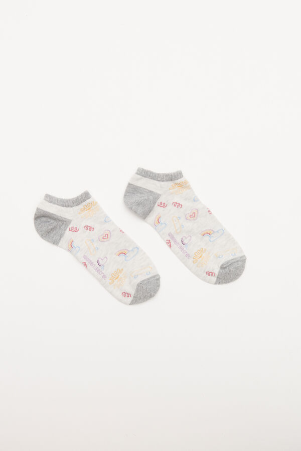Womensecret Lilac print socks printed