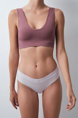 Women'secret Braga ancha brasile&ntilde;a frunce rosa pink