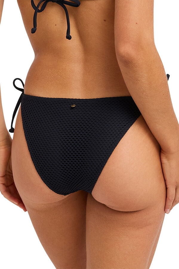 Roxy Braga bikini relieve lazos negro