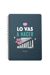 Womensecret A5 notebook - You're going to do wonderfully gris