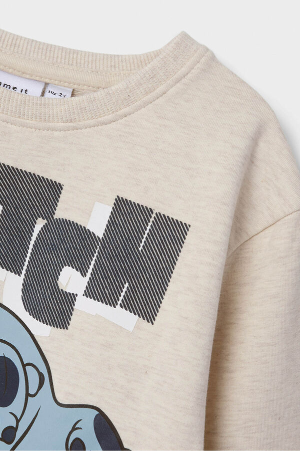 Name it Sweatshirt Stitch para meninos bege