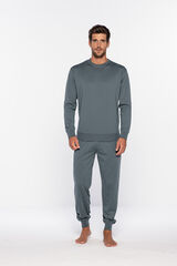 Punto Blanco Pijama largo hombre kaki