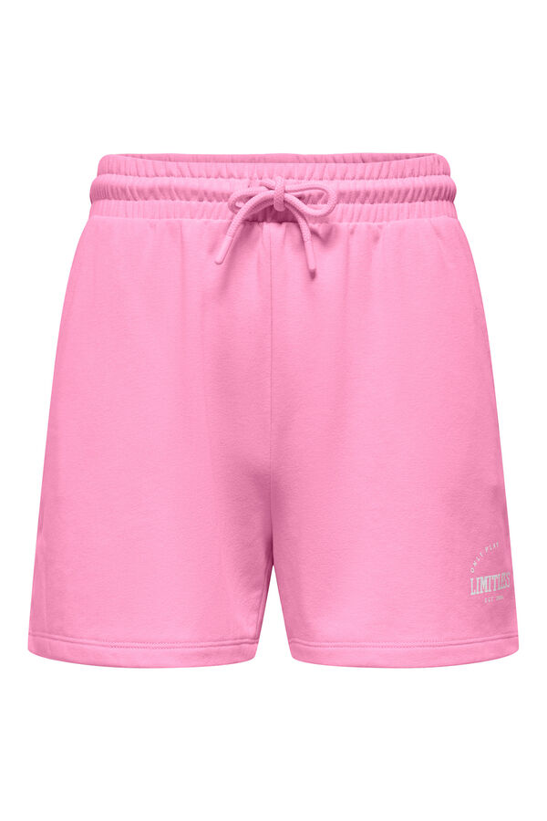 Only Play Pantal&oacute;n corto de ch&aacute;ndal rosa