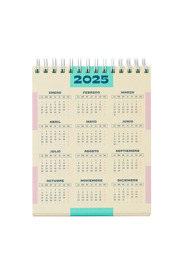 Mr. Wonderful Calendario de sobremesa peque&ntilde;o 2025: &iexcl;all&aacute; vamos! estampado