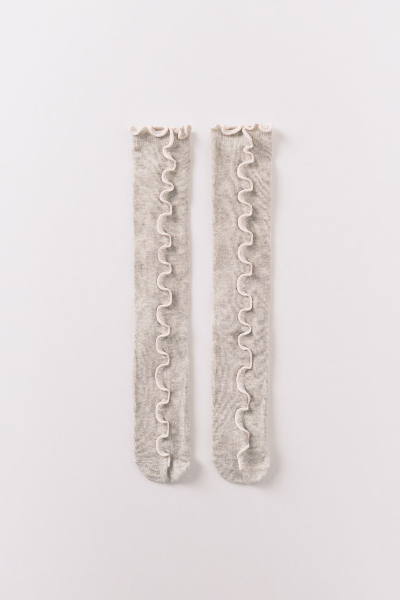 Women'secret Grey long contrasting thread socks