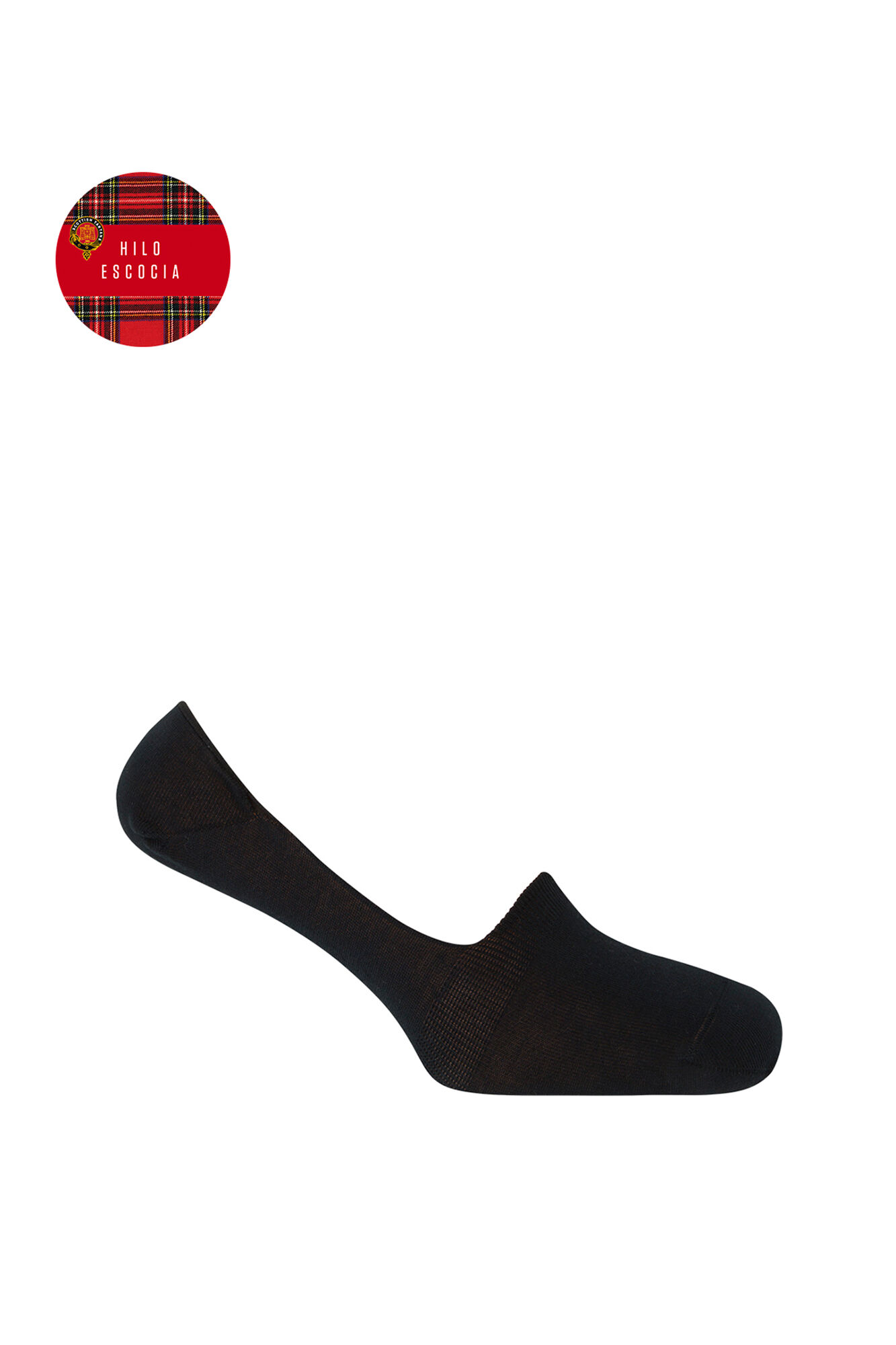 Punto Blanco Calcetines de Hilo de Escocia lisos