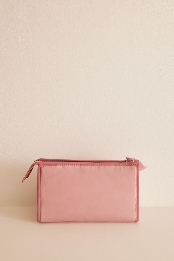 Womensecret Toaletna torbica srednje veličine s color block efektom Ružičasta