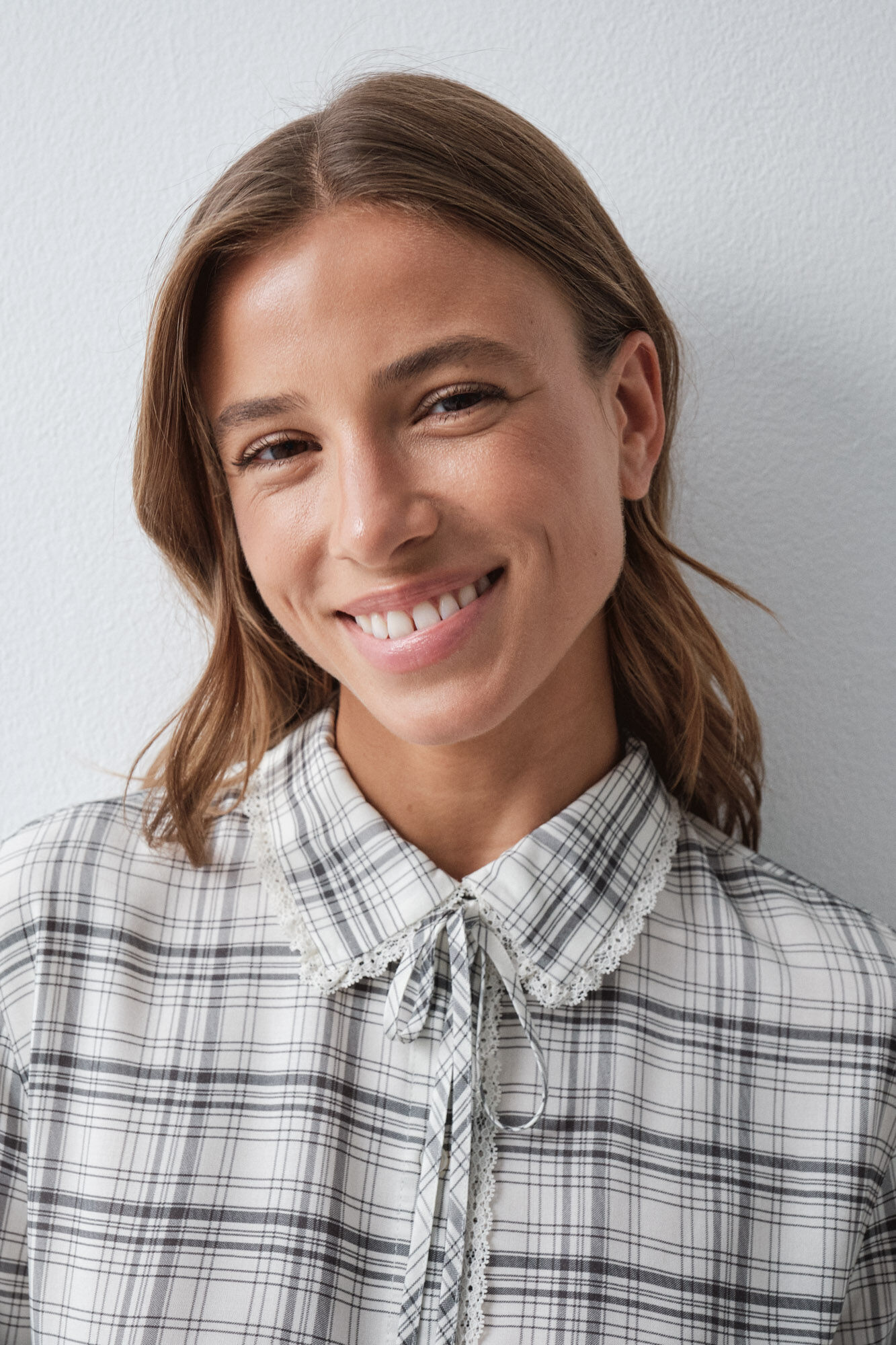 Women'secret Plaid classic pyjamas with lace details