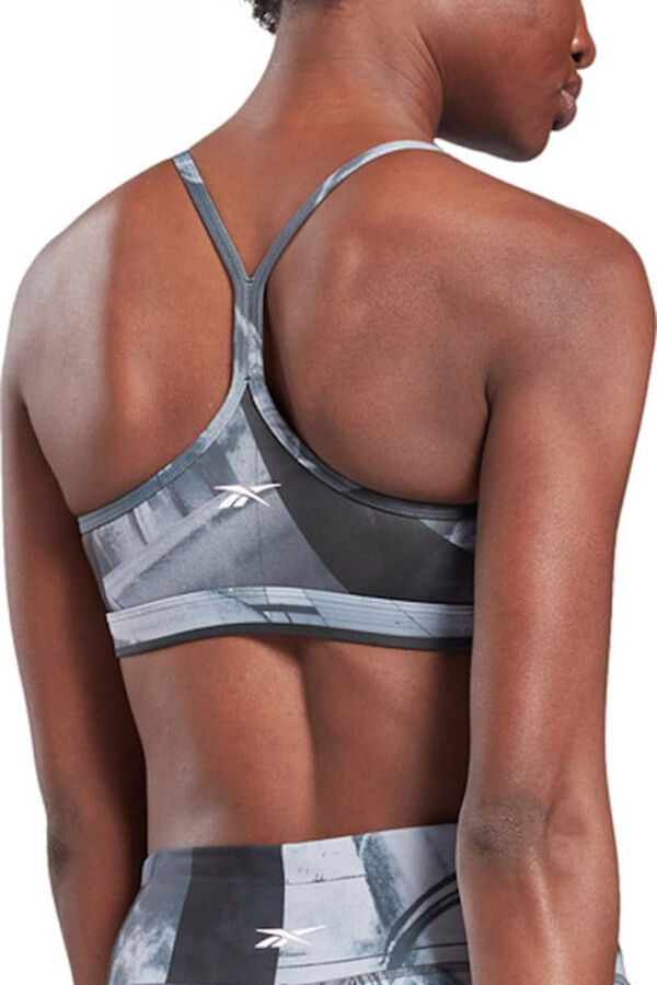 Womensecret Medium impact sports bra Skinny Bra - Flat On Back noir