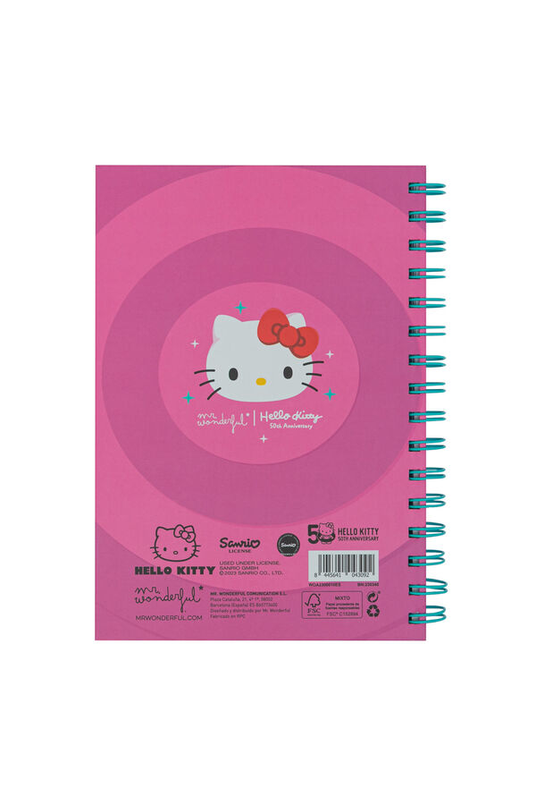 Womensecret Libreta Hello Kitty x Mr. Wonderful printed
