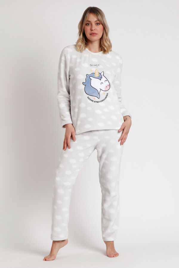 Mr. Wonderful Women's Pajamas Today I'm Selfie Mr. Wonderful grey