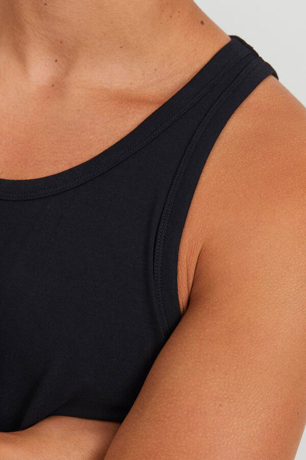 Jack & Jones Pack of 2 sleeves t-shirts black