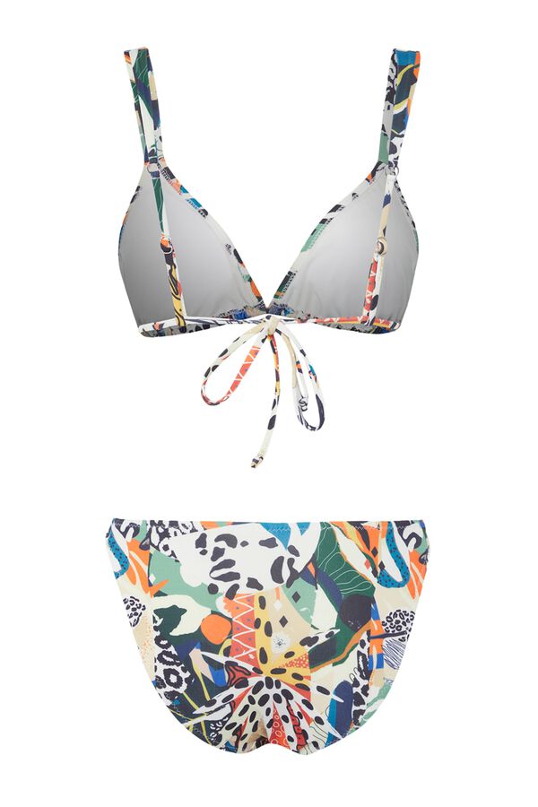 Trendyol Bikini  con estampado abstracto estampado