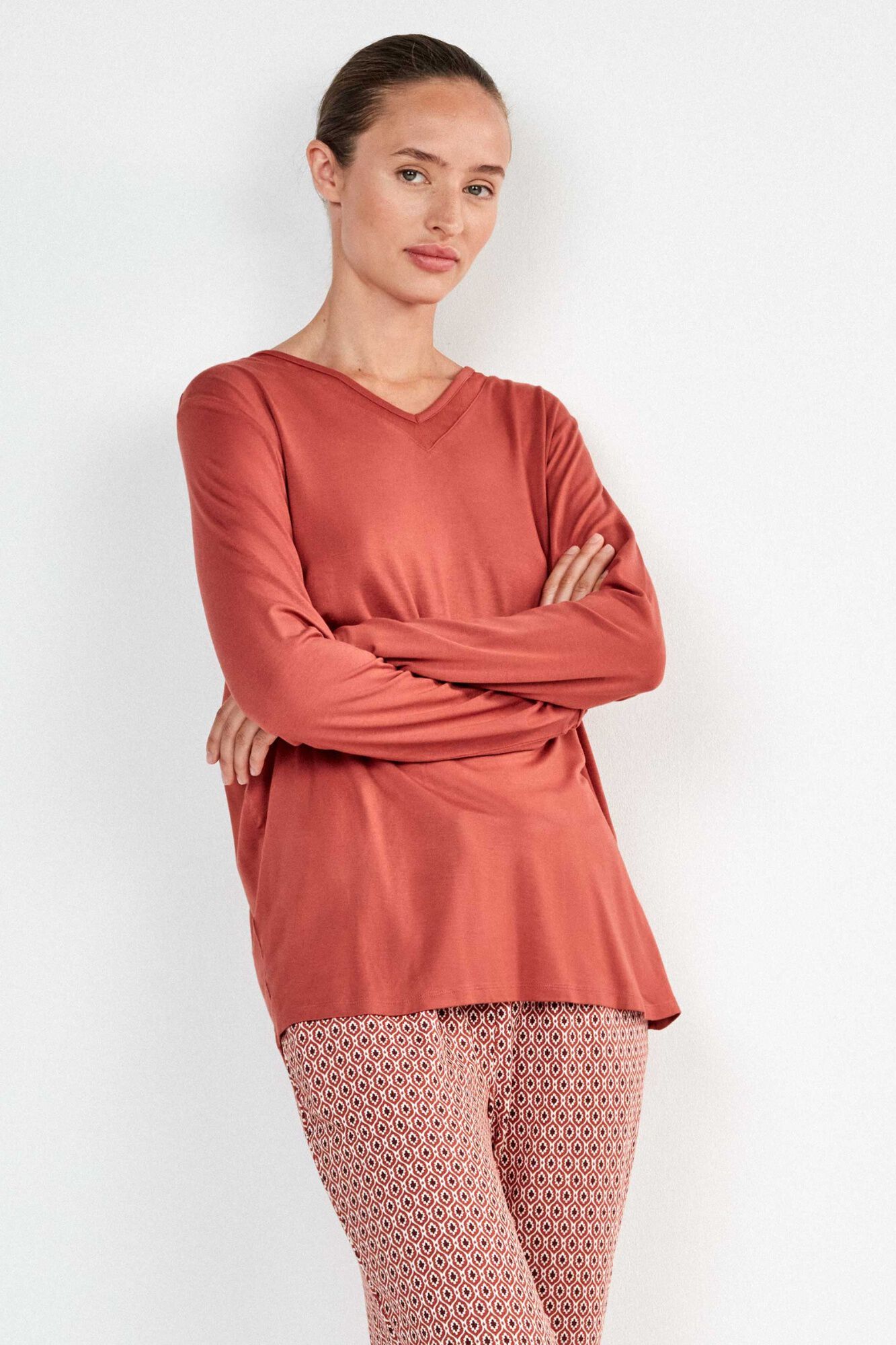 Gisela Long pyjamas with T-shirt