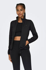 Only Play Technische Jacke mit Fleece Schwarz