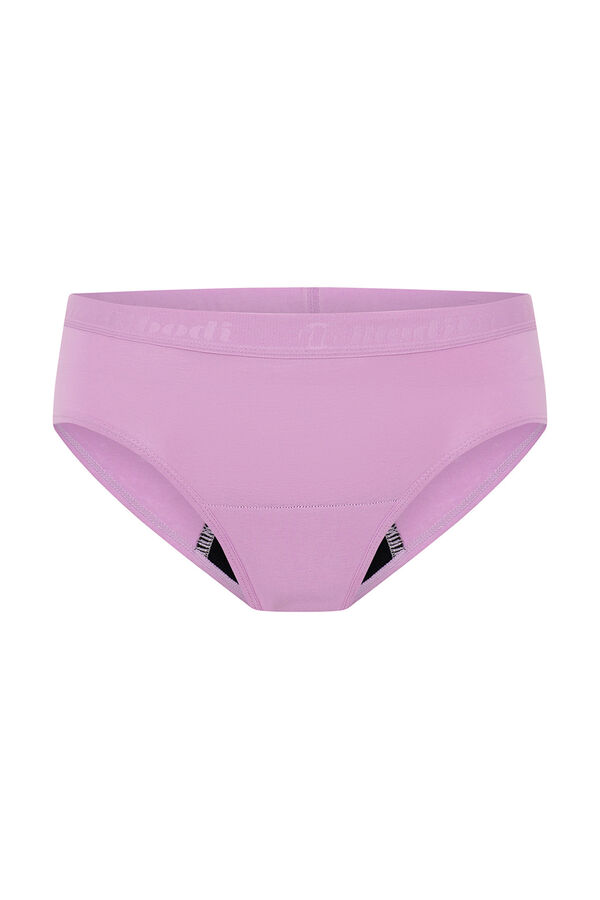 Modibodi Teen Boyleg Period Panties Organic Cotton Heavy Flow Pink rose