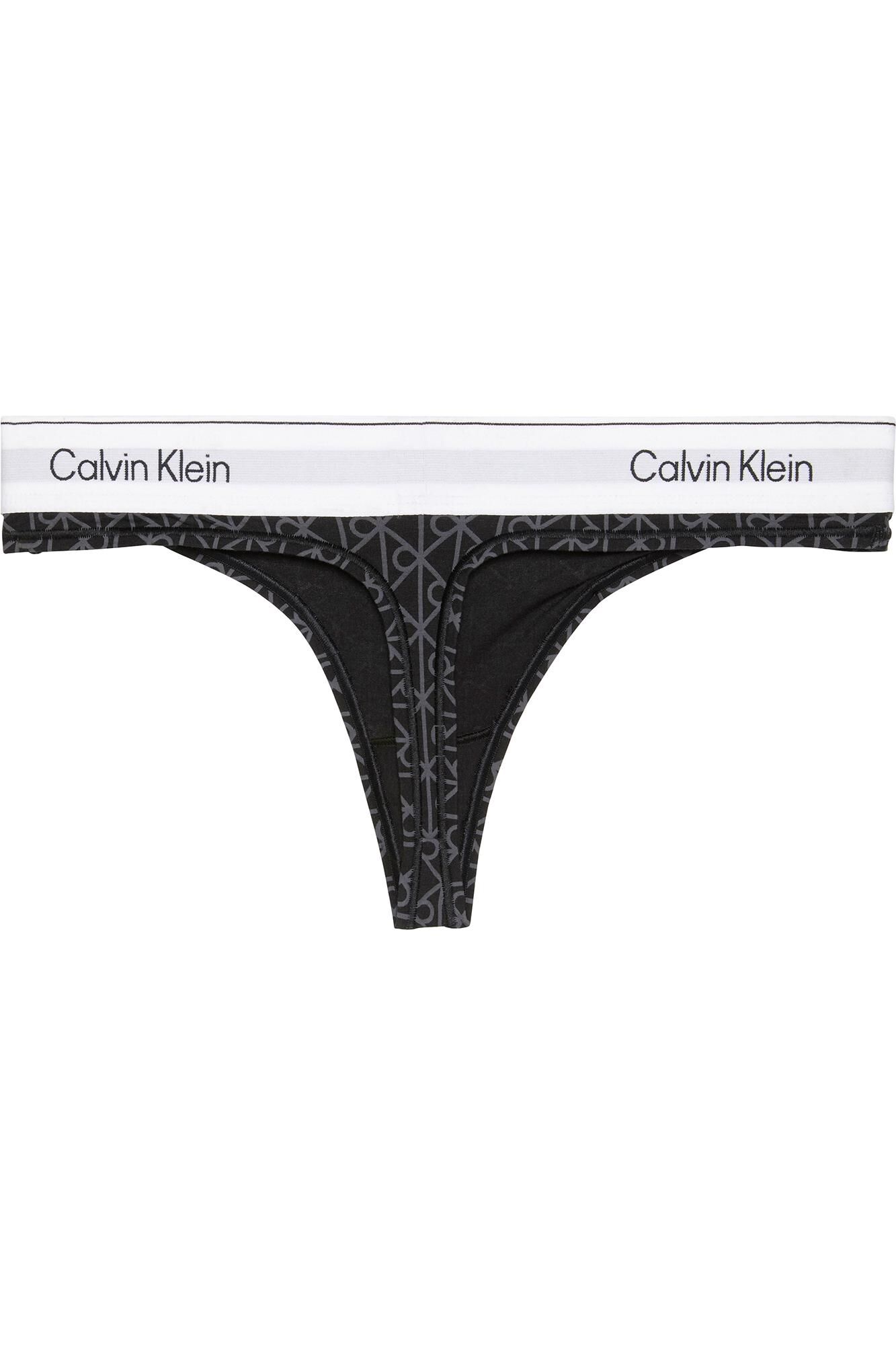 Calvin Klein Braga tanga de algod&oacute;n con logo