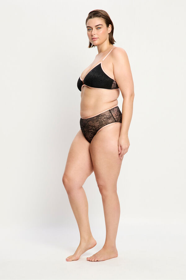 Modibodi Braga menstrual encaje alta negro