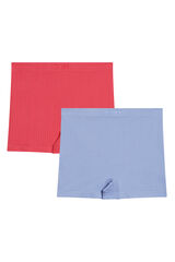 DIM Pack of 2 seamless girl's culottes imprim&eacute;