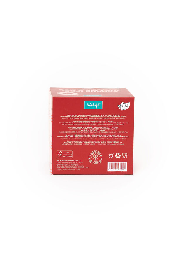 Mr. Wonderful Chocolate Fondue for 2 - You & Me & Chocolate printed